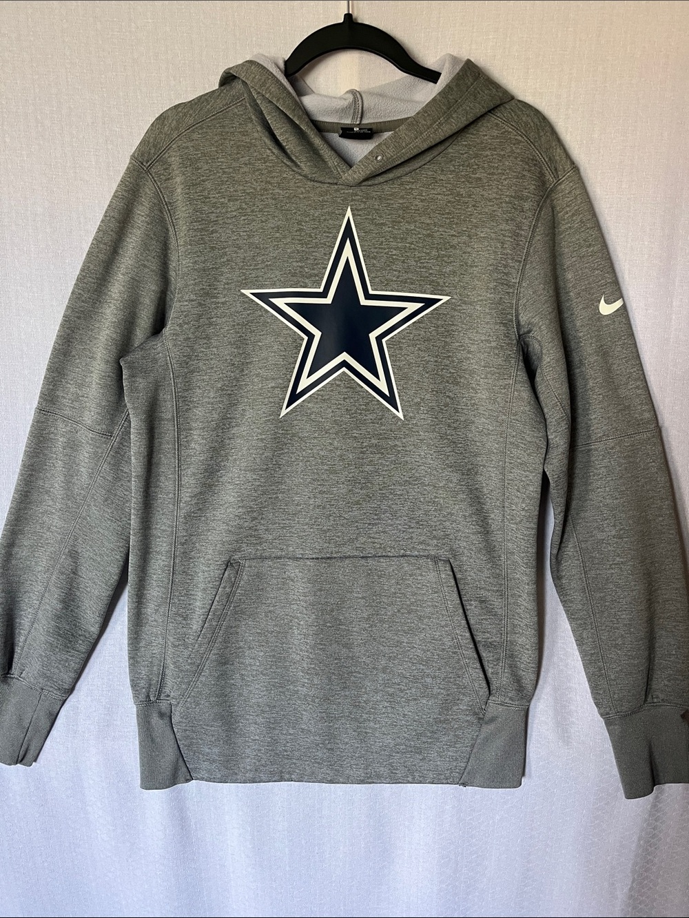 Nike Gray Dallas Cowboys Star Pullover Hoodie